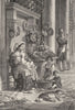 ROME. Roman Flower- seller 1877 old antique vintage print picture