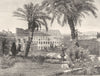 ROME. Colosseum, from the Palatine 1877 old antique vintage print picture