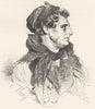 ITALY. Old Jewess 1877 antique vintage print picture