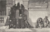 ITALY. The Confessional 1877 old antique vintage print picture