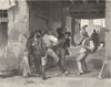 ITALY. Game of Mora 1877 old antique vintage print picture