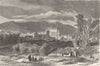 ROME. Roman Campagna. Velletri 1877 old antique vintage print picture