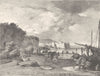 ROME. Roman Campagna. Near Nettuno 1877 old antique vintage print picture