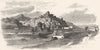 ROME. Roman Campagna. Ceccano 1877 old antique vintage print picture
