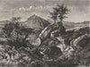 ITALY. Val di Sangro 1877 old antique vintage print picture