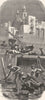 ITALY. The Custom- house dock, Naples 1877 old antique vintage print picture