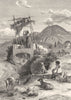 ITALY. Vesuvius. Drawwell at the Foot of Vesuvius 1877 old antique print