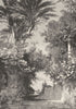 ITALY. From a Villa, Castellamare 1877 old antique vintage print picture