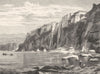 ITALY. Tasso's house, Sorrento 1877 old antique vintage print picture