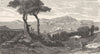 ITALY. Pozzuoli, with Capo Miseno and the Islands of Procida and Ischia 1877