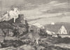 ITALY. Marina, Capri 1877 old antique vintage print picture