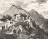 ITALY. Monte Vergine 1877 old antique vintage print picture
