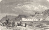 ITALY. Sicily. Straits of Messina 1877 old antique vintage print picture