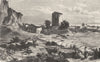 ITALY. Sicily. Ruins of the ancient theatre at Syracuse 1877 old antique print