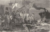 ITALY. Sicily. Shipping off Captive Brigands 1877 old antique print picture