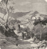 ITALY. Sicily. Convent of San Martino, near Palermo 1877 old antique print