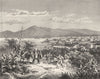ITALY. Sicily. Palermo 1877 old antique vintage print picture