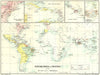 EXPLORATION COLONIES.15C 16C 17C; Americas; W Indies; Guinea;E Indies 1903 map