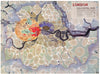 London Social & Functional Analysis 'Potato map' by Patrick Abercrombie 1943