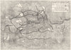LONDON. Period Planning. 1st & 2nd Proposals; plan 1943 old vintage map chart