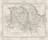 ALLIER. Allier département. Tardieu 1830 old antique vintage map plan chart