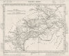 HAUTES- ALPES. Hautes- Alpes département. Tardieu 1830 old antique map chart