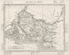 BOUCHES- DU- RHÔNE. Bouches- Du- Rhône département. Tardieu 1830 old map