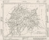 CANTAL. Cantal département. Tardieu 1830 old antique vintage map plan chart