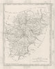CHARENTE. Charente département. Tardieu 1830 old antique map plan chart