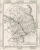CHER. Cher département. Tardieu 1830 old antique vintage map plan chart