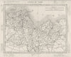 CÔTES- D'ARMOR. Côtes- d'Armor département. Tardieu 1830 old antique map chart