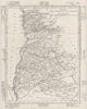 DRÔME. Drôme département. Tardieu 1830 old antique vintage map plan chart