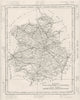 EURE- ET- LOIR. Eure- Et- Loir département. Tardieu 1830 old antique map chart
