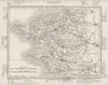 FINISTÈRE. Finistère département. Tardieu 1830 old antique map plan chart