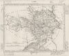 GARD. Gard département. Tardieu 1830 old antique vintage map plan chart