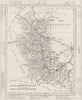 LOIRE. Loire département. Tardieu 1830 old antique vintage map plan chart