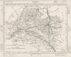 LOIRET. Loiret département. Tardieu 1830 old antique vintage map plan chart