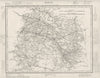 MARNE. Marne département. Tardieu 1830 old antique vintage map plan chart