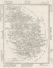 HAUTE- MARNE. Haute- Marne département. Tardieu 1830 old antique map chart