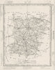 MAYENNE. Mayenne département. Tardieu 1830 old antique vintage map plan chart