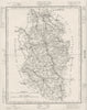 MEUSE. Meuse département. Tardieu 1830 old antique vintage map plan chart