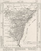 BAS- RHIN. Bas Rhin département. Tardieu 1830 old antique map plan chart