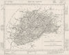 HAUTE- SAÔNE. Haute- Saône département. Tardieu 1830 old antique map chart