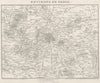 PARIS. Environs de Paris département. Tardieu 1830 old antique map plan chart