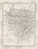 SEINE- ET- OISE. Seine- et- Oise département. Tardieu 1830 old antique map
