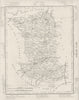 DEUX- SÈVRES. Deux- Sèvres département. Tardieu 1830 old antique map chart