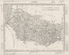 SOMME. Somme département. Tardieu 1830 old antique vintage map plan chart
