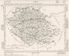 TARN. Tarn département. Tardieu 1830 old antique vintage map plan chart
