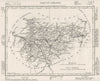 TARN- ET- GARONNE. Tarn- Et- Garonne département. Tardieu 1830 old antique map