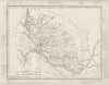 VAUCLUSE. Vaucluse département. Tardieu 1830 old antique map plan chart